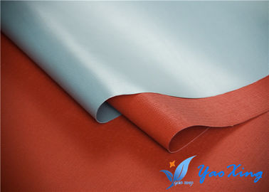 La gomma di silicone rossa ha ricoperto il tessuto della vetroresina per le coperte del fuoco e della cortina di fumo