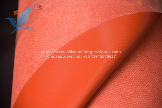 Tessuti di fibra di vetro con rivestimento in silicone isolante termico su un solo lato