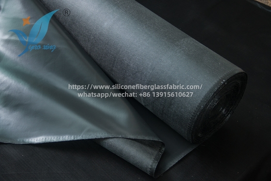 Tessuto resistente al calore di 1000 mm di larghezza rivestito di silicone per sigilli industriali