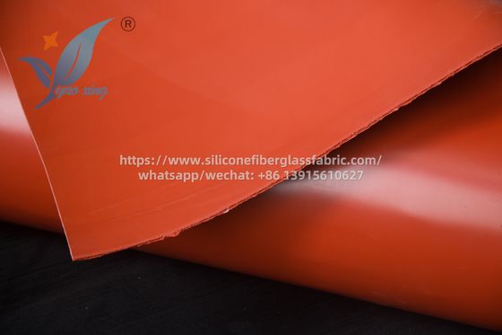Tessuto in fibra di vetro rivestito in silicone a prova di fuoco per porte antincendio