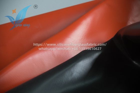 0.4mm Tessuto a tenda a prova di fuoco rivestito di silicone Tessuto morbido
