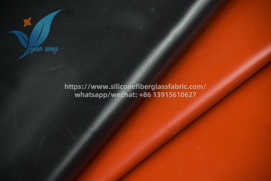 0.4mm Tessuto a tenda a prova di fuoco rivestito di silicone Tessuto morbido