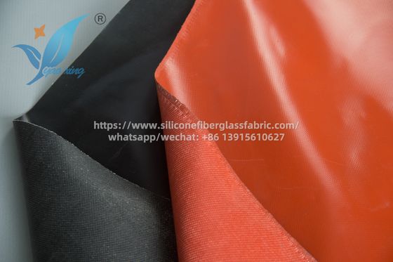 0.4mm Tessuto a tenda a prova di fuoco rivestito di silicone Tessuto morbido