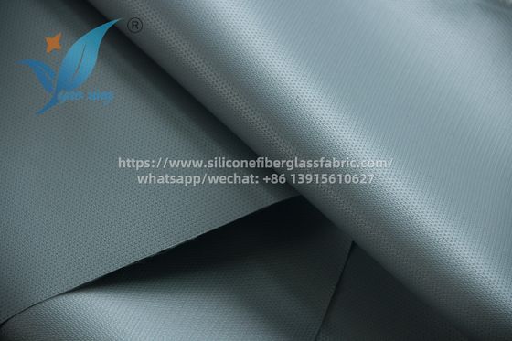 Materiale isolante di tessuto in fibra di vetro rivestito in silicone di 100 m grigio
