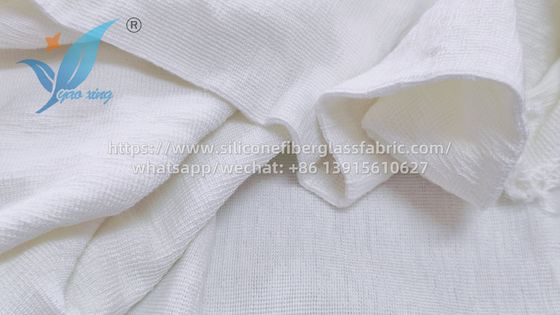 Fodera per materasso in spugna elasticizzata ignifuga a maglia con fibra di vetro e rayon