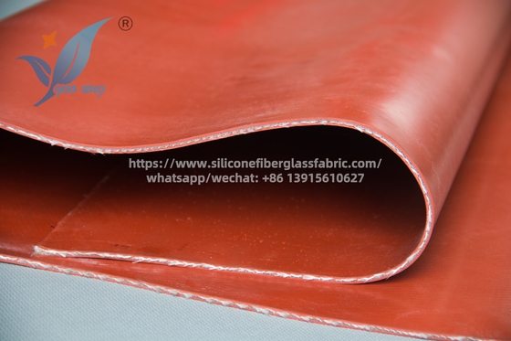 Tessuti di fibra di vetro di silicone rosso per coperte antincendio e giunti di espansione