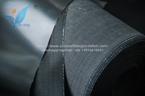1.5mm Silicone rivestito di fibra di vetro tessuto resistente al calore satinato tessuto