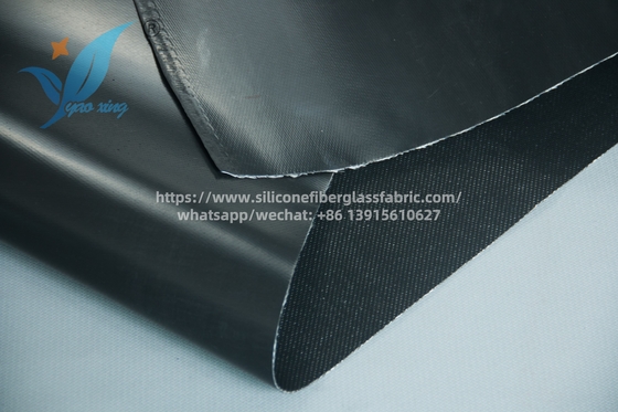 Telo per saldatura in fibra di vetro rivestita in gomma siliconica da 1 mm, tessuto ignifugo