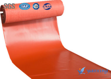 I 200 gradi resistenti di Celsius della gomma di silicone hanno ricoperto il tessuto d'impermeabile