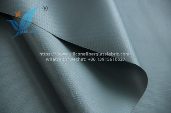 Materiale isolante di tessuto in fibra di vetro rivestito in silicone di 100 m grigio