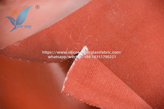 Tessuto in fibra di vetro impregnato di silicone intrecciato rinforzato con filo d'acciaio, lunghezza 50 m/rotolo, durevole