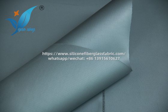 Tessuto in fibra di vetro rivestito in silicone da 0,8 mm resistente al calore industriale