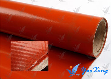 Tessuto rivestito di silicone resistente e di bassa potenza della vetroresina per a prova di fuoco ed impermeabile