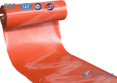 Tessuto rivestito di silicone rosso della vetroresina per gli impianti di protezione contro l'incendio
