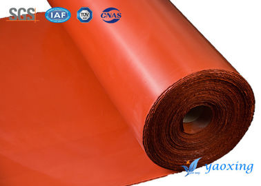 La gomma di silicone rivestita di silicone resistente invecchiante dei lati del tessuto due della vetroresina ha ricoperto il tessuto di vetro