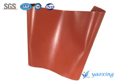 tessuto rivestito di silicone della vetroresina del singolo lato rosso di 1.5mm