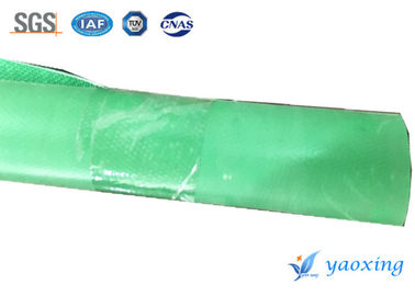 Panno di vetro rivestito della gomma di silicone di colore verde con buon ignifugo